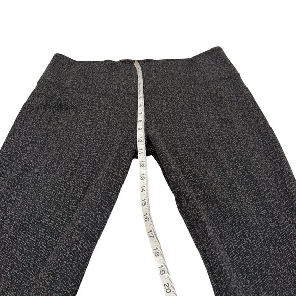 Athleta Delancey Textured‎ Tight Leggings Size XL Black and Gray - Picture 5 of 8